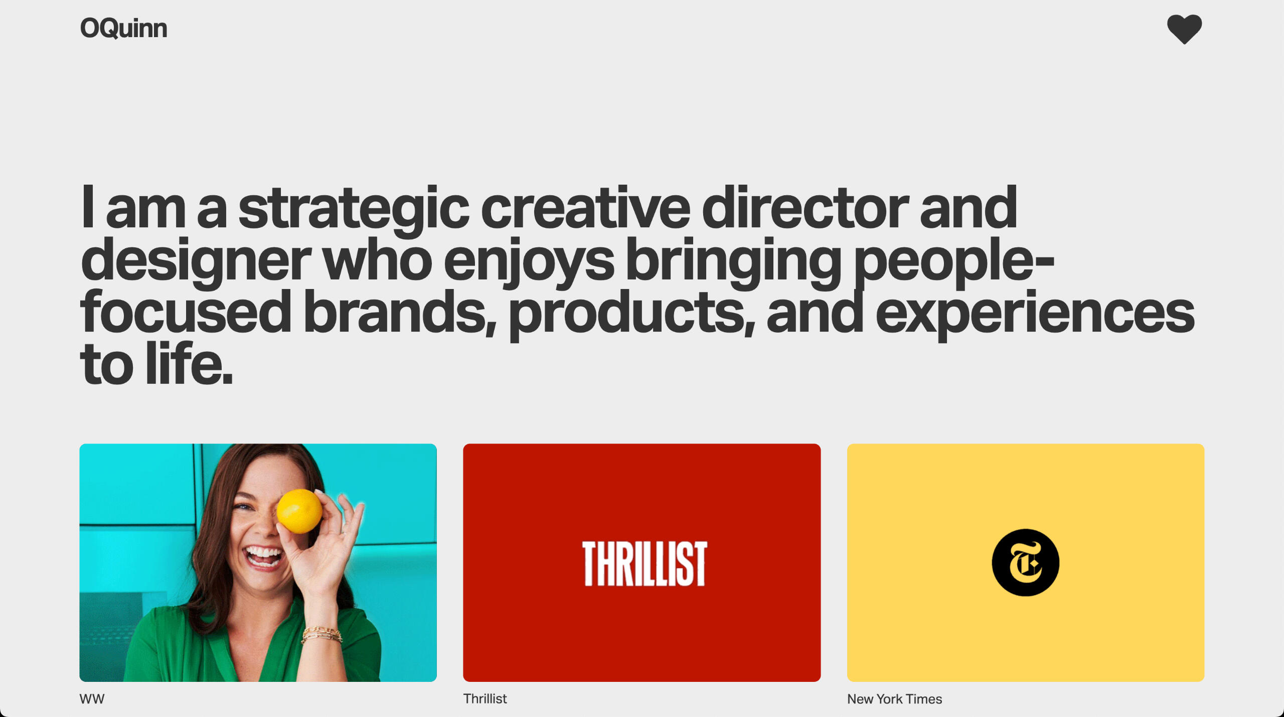 OQuinn OQuinn Carrd Inspo Website